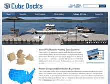 Tablet Screenshot of cubedocks.com